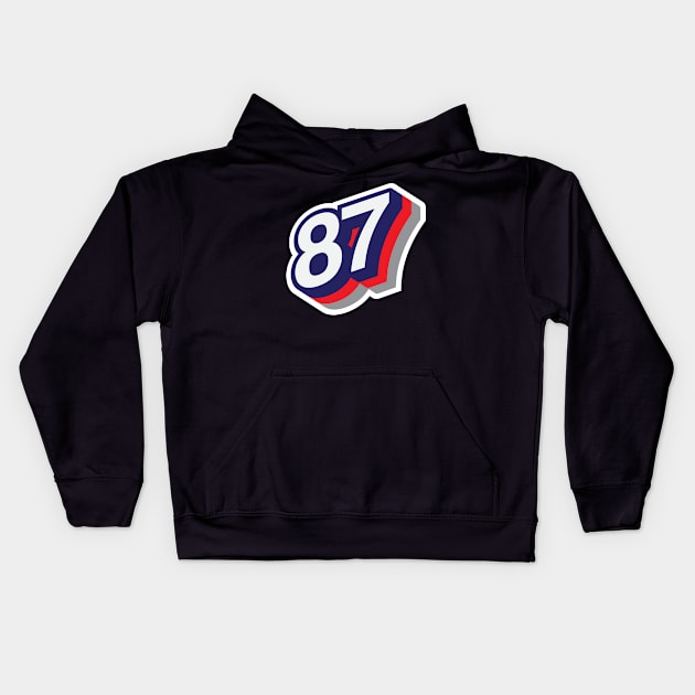 87 Kids Hoodie by MplusC